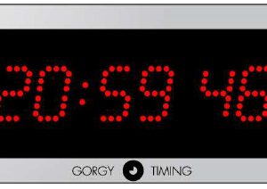 Gorgy Timing LEDI® 5.S einseitige Innenuhr Netzwerkuhr NTP-Synchronisierung