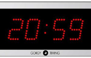 Gorgy Timing LEDI® REVERSO 7 doppelseitige Innenuhr Nebenuhr 24V Minutenimpuls