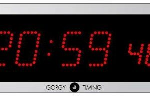 Gorgy Timing LEDI® 7.S einseitige Innenuhr DCF77-Synchronisierung