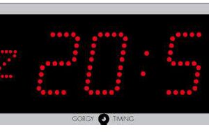 Gorgy Timing LEDICA® 10.M.S einseitige Kalenderuhr DCF77-Synchronisierung